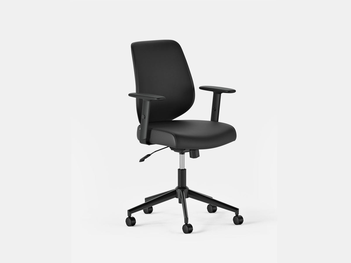Daily Office Chair – Vegan leather / Black