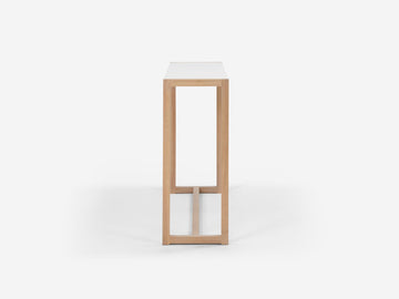Liv Console Table – Oak/White – view 2