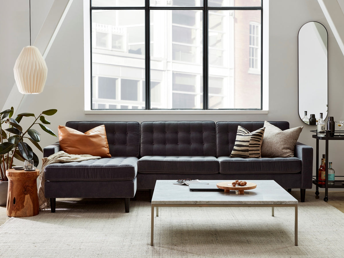 Reverie Apartment 2-Piece Sectional Sofa With Chaise