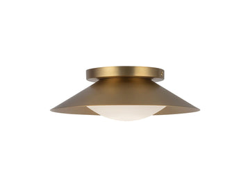 Cleo Wall Sconce – 1 Light / Brushed Gold/Opal Glass – view 3