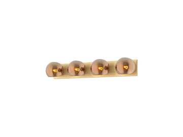 Willow Wall Light – 31" / Brushed Gold/Copper Glass