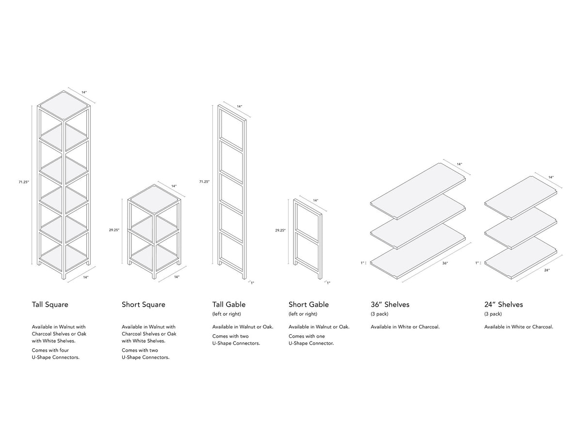 Grow Simple Shelving Unit