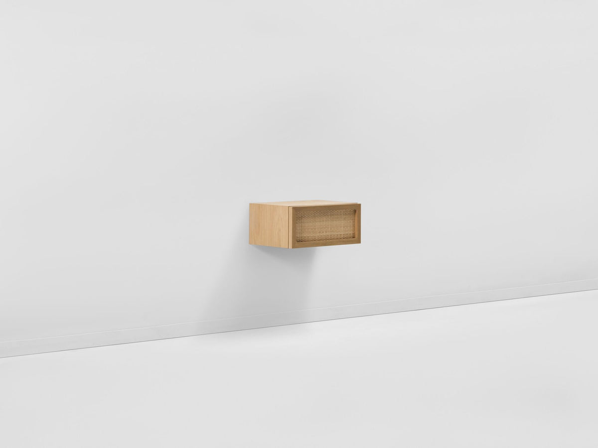 Stadium Floating Nightstand – Oak – view 2