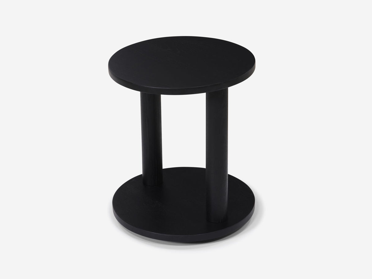 Dizzy End Table – Round / Black – view 4