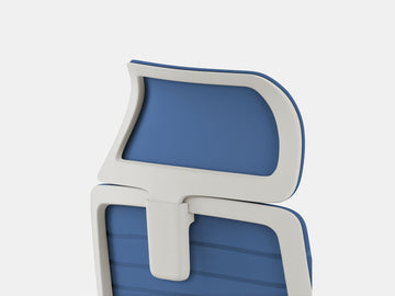 Ergonomic Headrest – Baltic Blue (White)