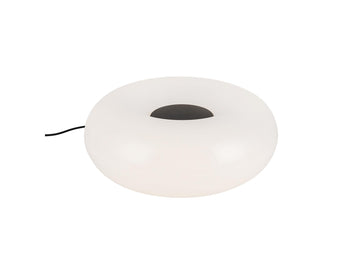 Nimbus Table Lamp – 12" / Black/Opal Glass