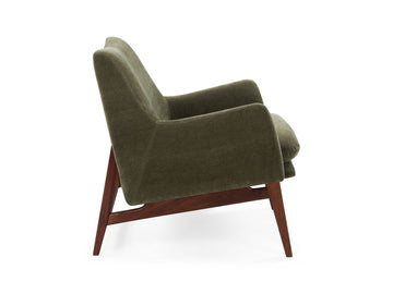 Lonny Lounge Chair – Olive – view 3