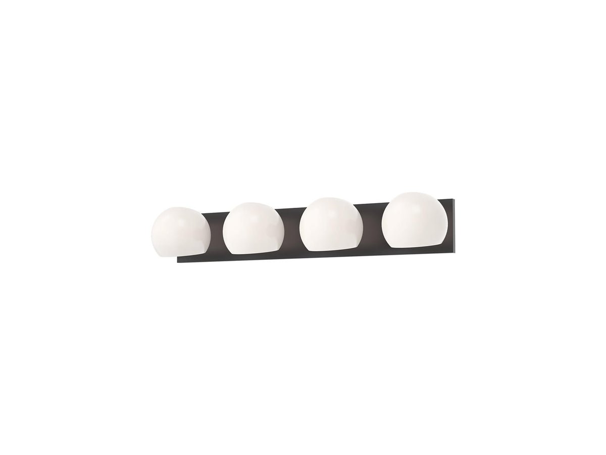 Willow Wall Light – 31" / Matte Black/Opal Matte Glass