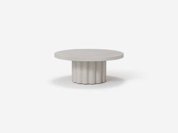Sculptural Coffee Table – White