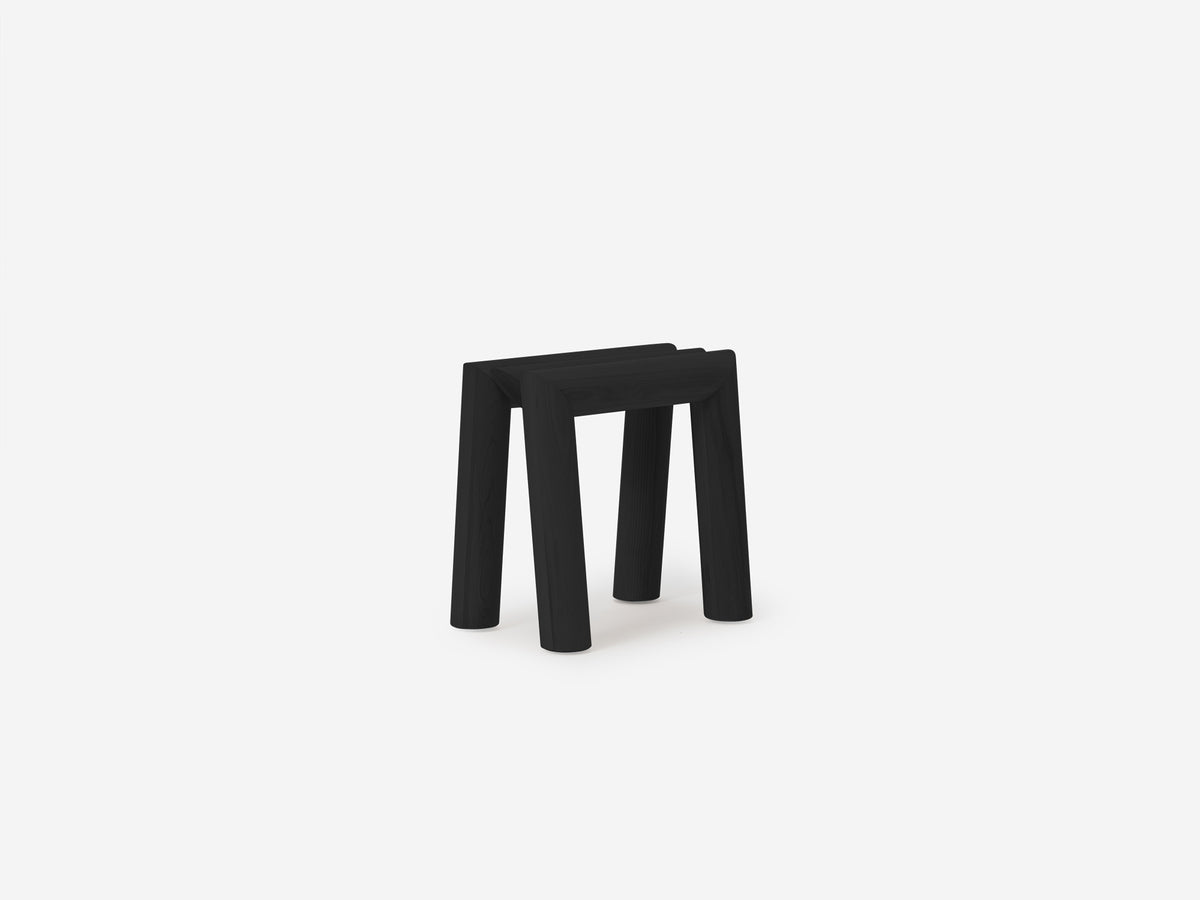 Biau Stool – Black Ash – view 2