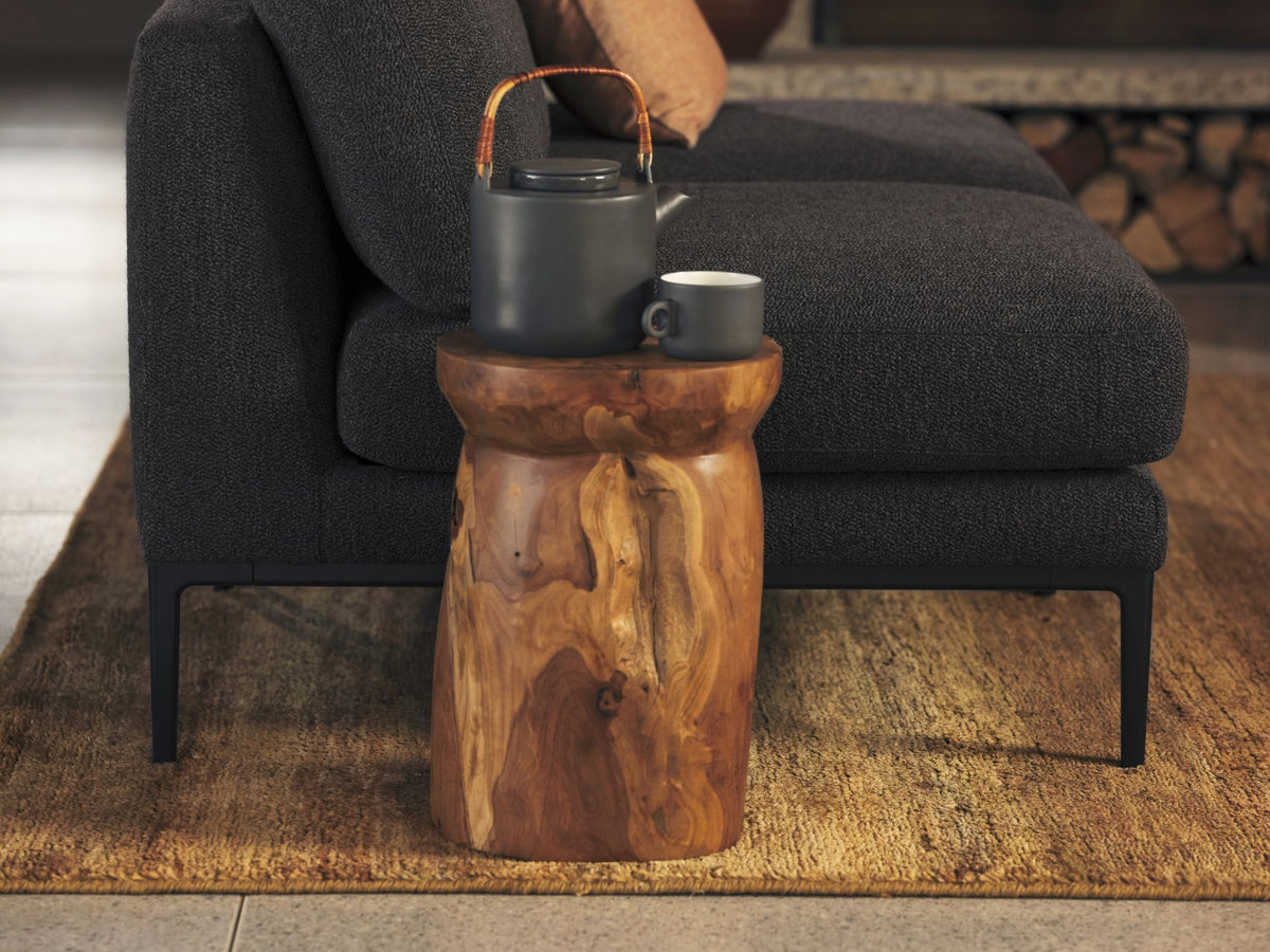 Solid Teak Stool - Round