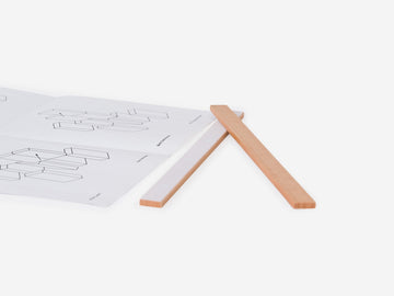 Lark Poster Hanger – Beech / 25" – view 2