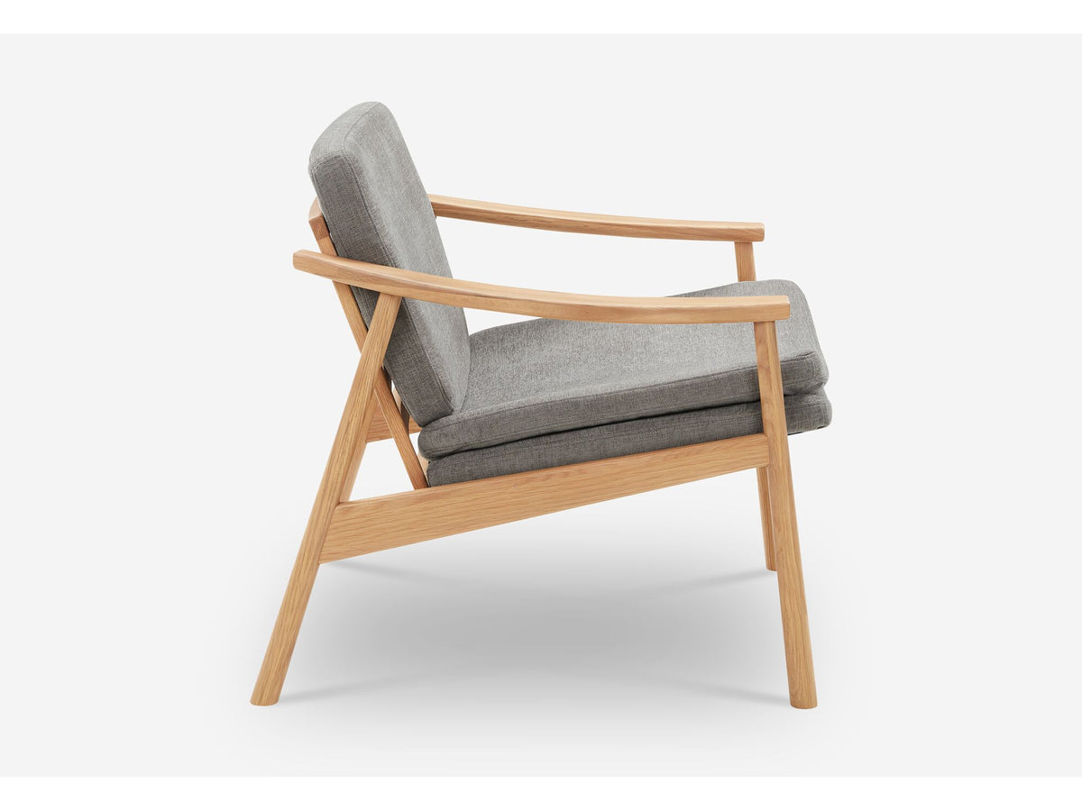 Louis Lounge Chair – Fog – view 3