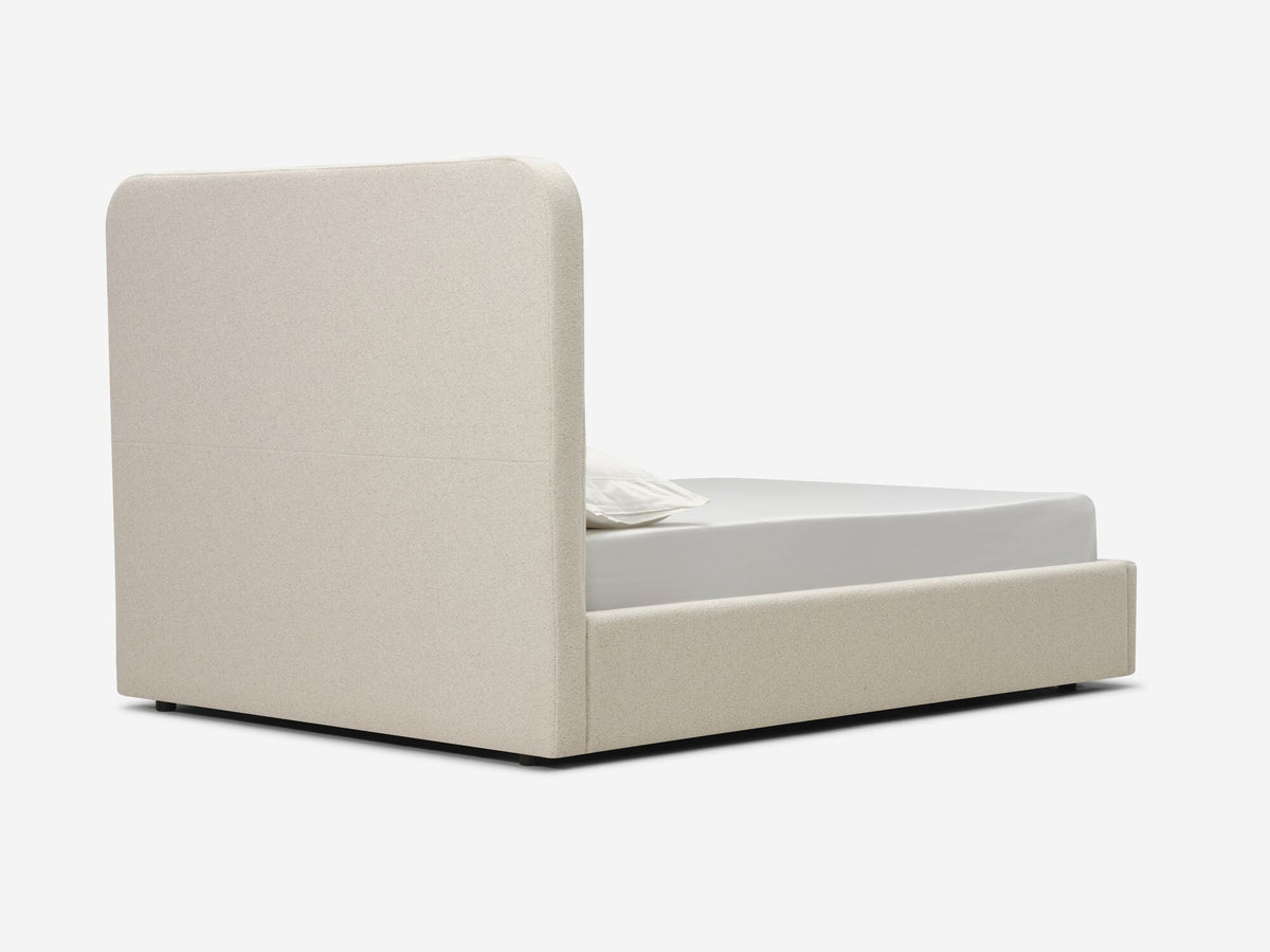 Veneto Sand - Queen - High - Grid - Round Headboard
