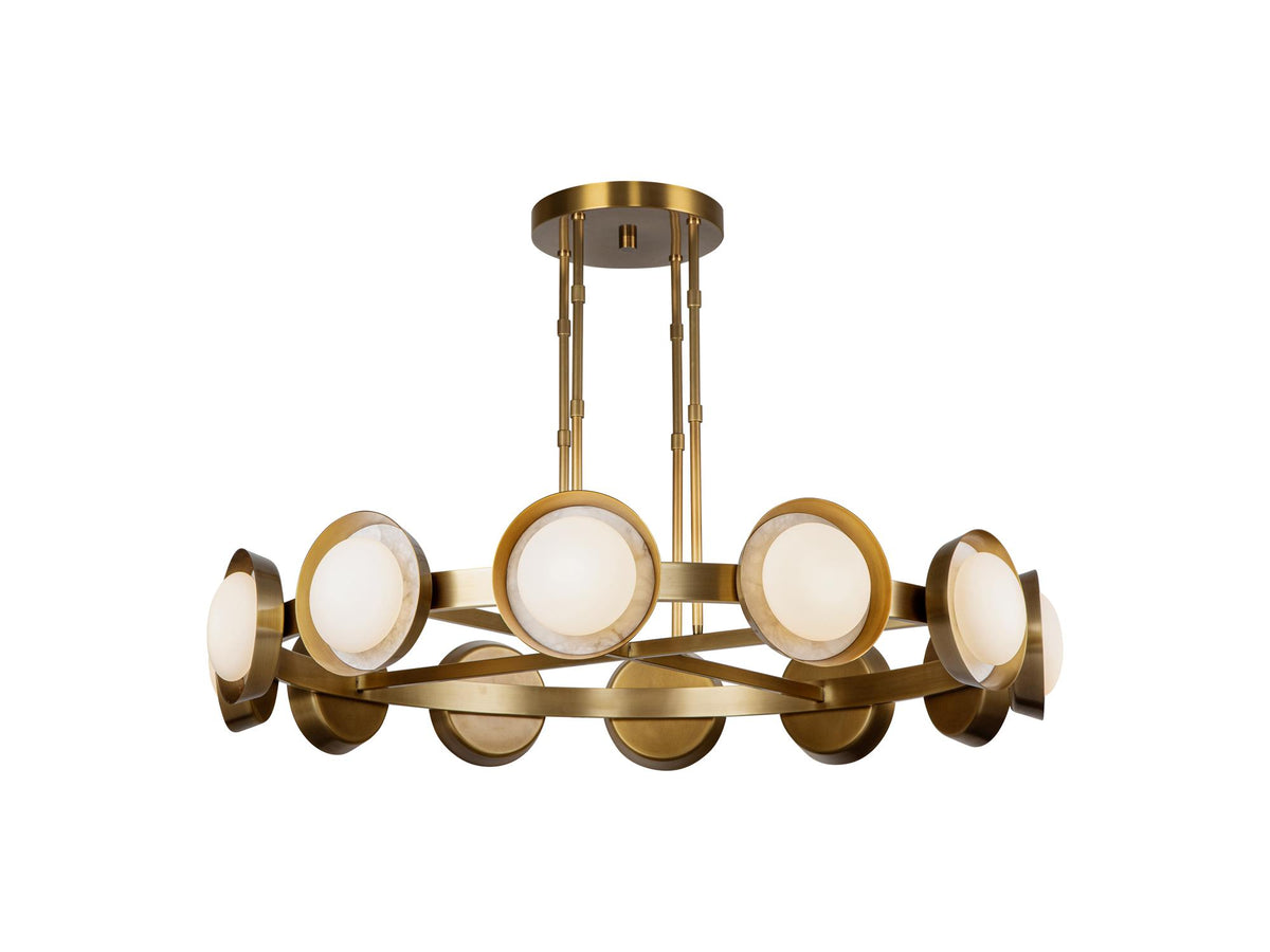 Alonso Chandelier – 50" / Vintage Brass