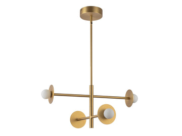 Elixir Chandelier – Brushed Gold – view 2