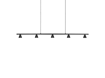 Dune Linear Pendant – 47" / Black