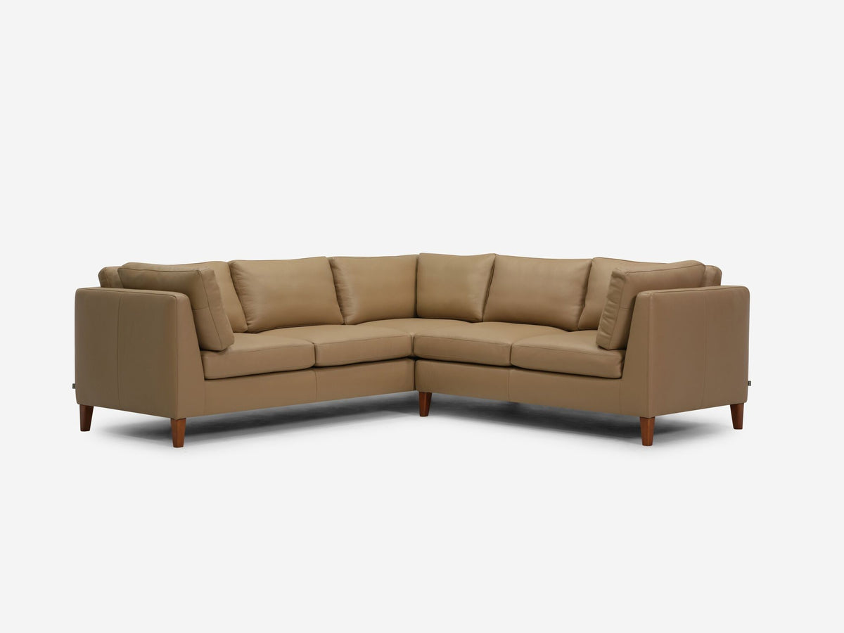 Rein Toast with Java Legs - Right Hand Facing Loveseat
