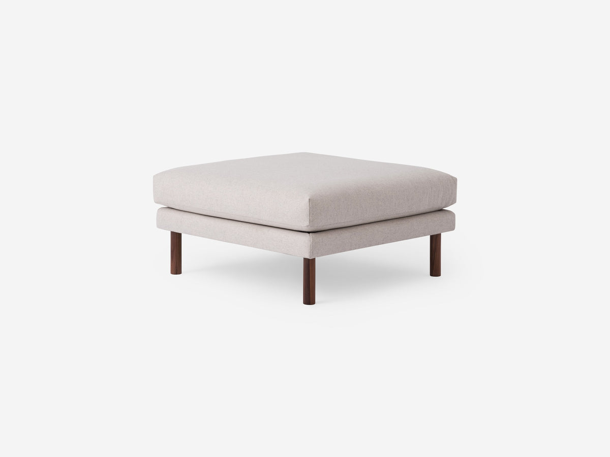 Lana Sand with Walnut Legs - Square