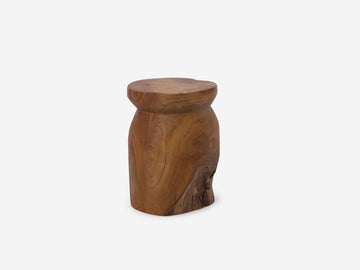 Solid Teak Stool - Round – Reclaimed Teak