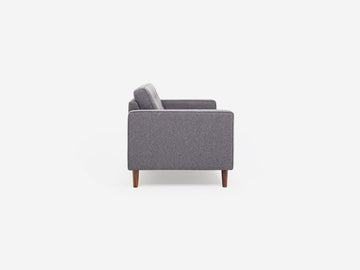 Jet Ash with Walnut Legs - Regular Arm Height
