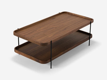 Sage Rectangular Coffee Table – Walnut – view 6
