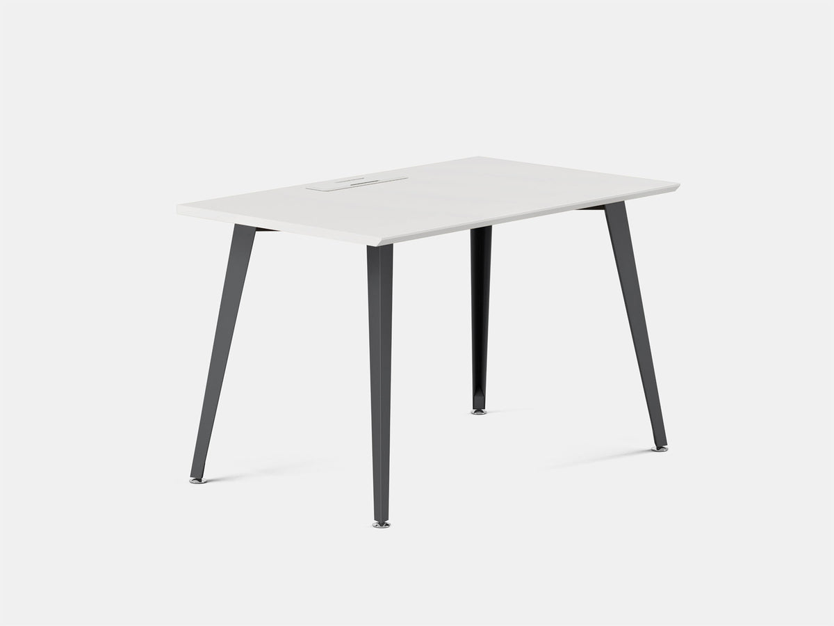 Office Desk – 48" x 24" / Charcoal / White – view 2