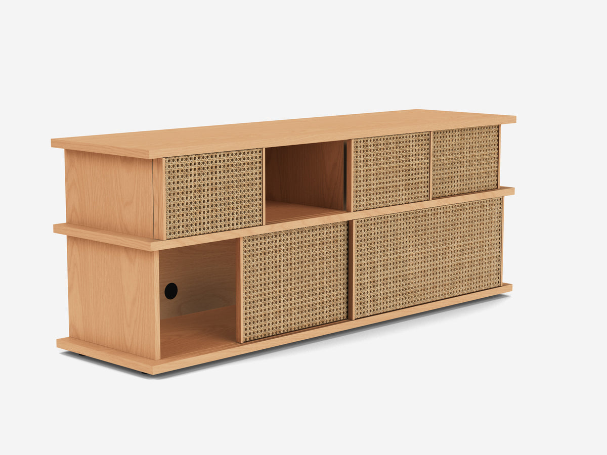 Plank 65" Tall Media Unit – view 2