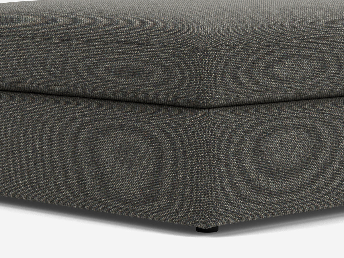 Everyday Storage Ottoman – Deep (42") / Square / Fabric/Leather – view 4