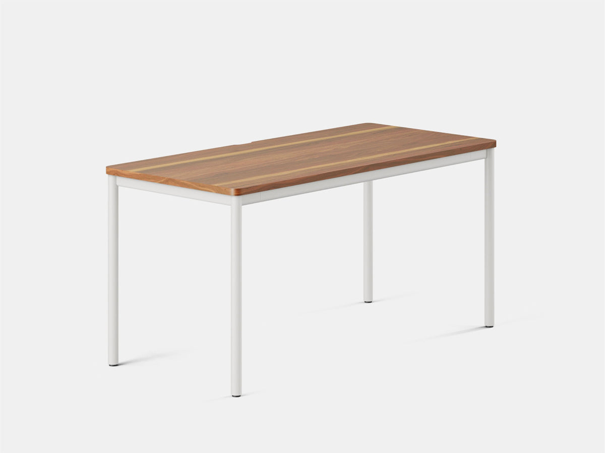 Daily Desk – 58" x 27" / Walnut (White) – view 2