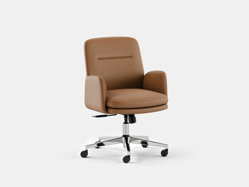 Softside Office Chair – Mid / Vegan Leather / Canyon