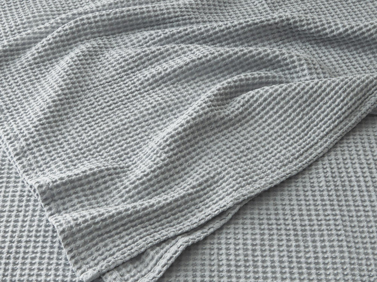 Silk & Snow Waffle Coverlet – Queen / Luna – view 2