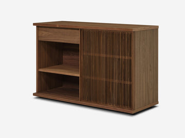 Standard - Walnut - Slatted Door