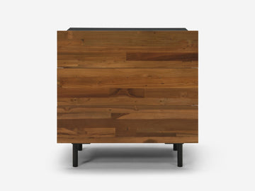 Reclaimed Teak Single Dresser – Charcoal