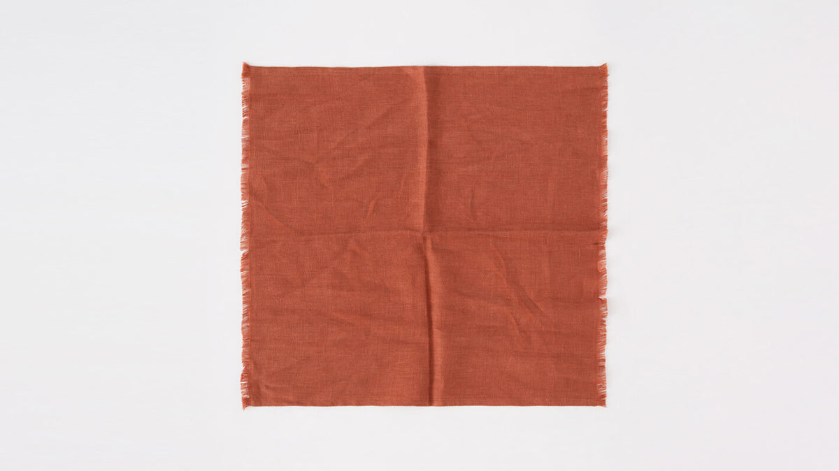 Faye Napkins – Burnt Red – view 2