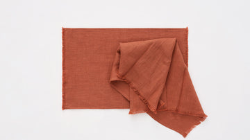 Faye Placemats – Burnt Red – view 2