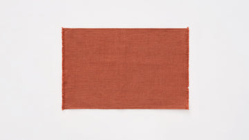 Faye Placemats – Burnt Red