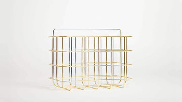 Station Magazine Rack – Brass