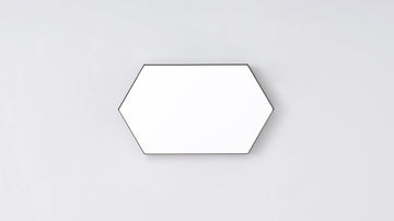 Hex Mirror - Portrait – Black – view 2