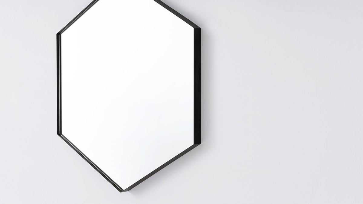 Hex Mirror - XL – Black – view 2