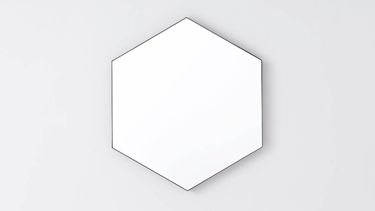 Hex Mirror - XL – Black – view 3