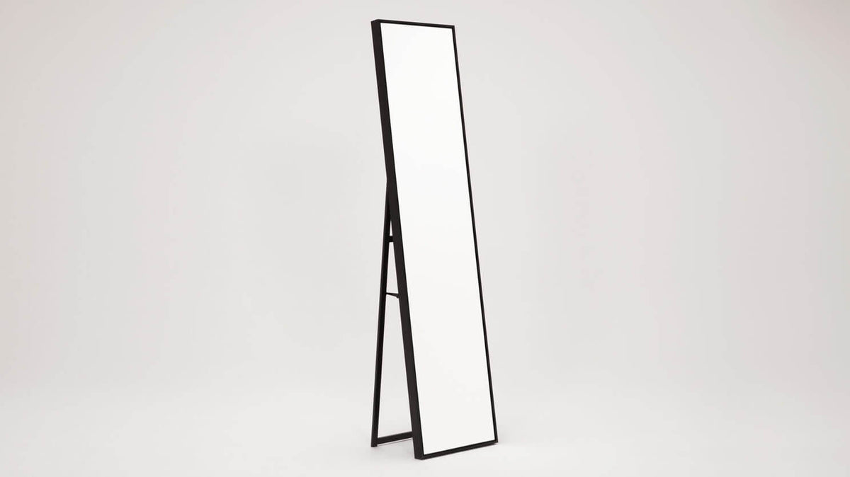 Spy Floor Mirror – Small / Black – view 2