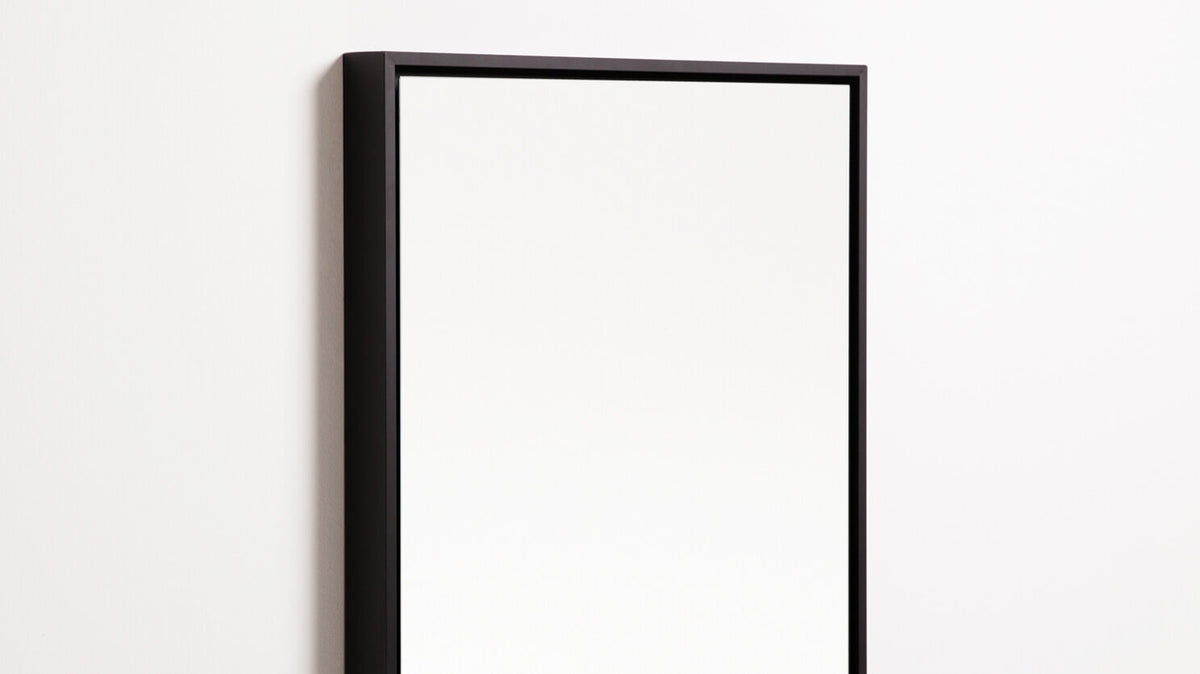 Spy Rectangle Mirror – Black – view 2