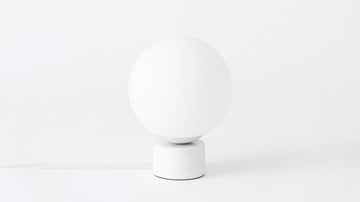 Bassoon Table Lamp – White