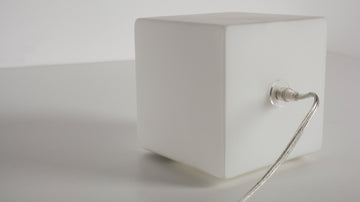 Boxy Table Lamp - Large – Frosted Glass – view 5