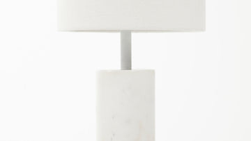 Drum Table Lamp - White – White – view 3