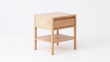 Monarch Single Drawer Nightstand – Oak – view 2