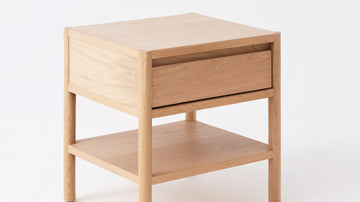 Monarch Single Drawer Nightstand – Oak – view 3