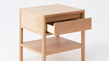 Monarch Single Drawer Nightstand – Oak – view 4