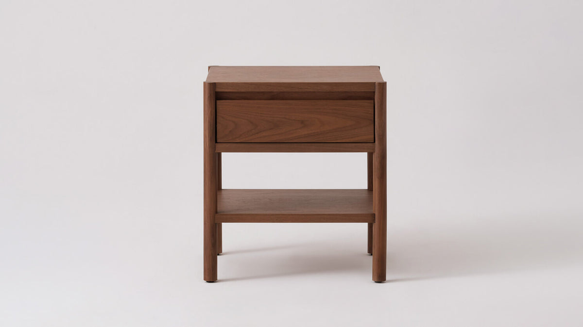 Monarch Single Drawer Nightstand – Walnut